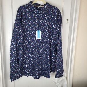 Robert Graham Egger Floral Multi Modern Americana Tailored Fit Shirt 3XL.